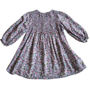 Zara Long Sleeve Floral Print Dress